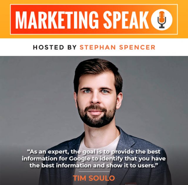 Down-to-Earth SEO Advice with Tim Soulo - Marketing Speak